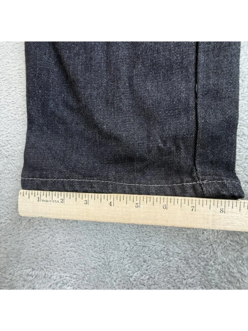Mecca Jeans Mens 38x32 Black Regular Straight Denim Pants Casual Streetwear Y2K